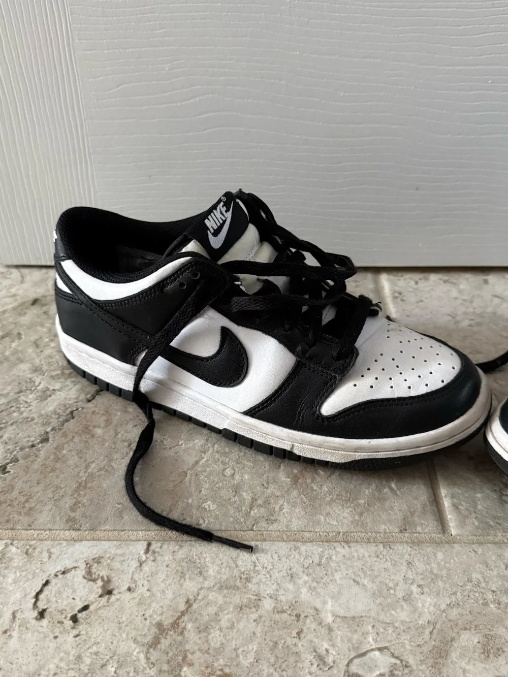 Nike Black and White Low-Top Sneakers